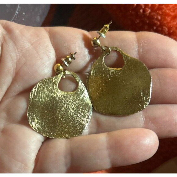 Vintage 1960s Butterfly Drop Earrings - Picture 1 of 16